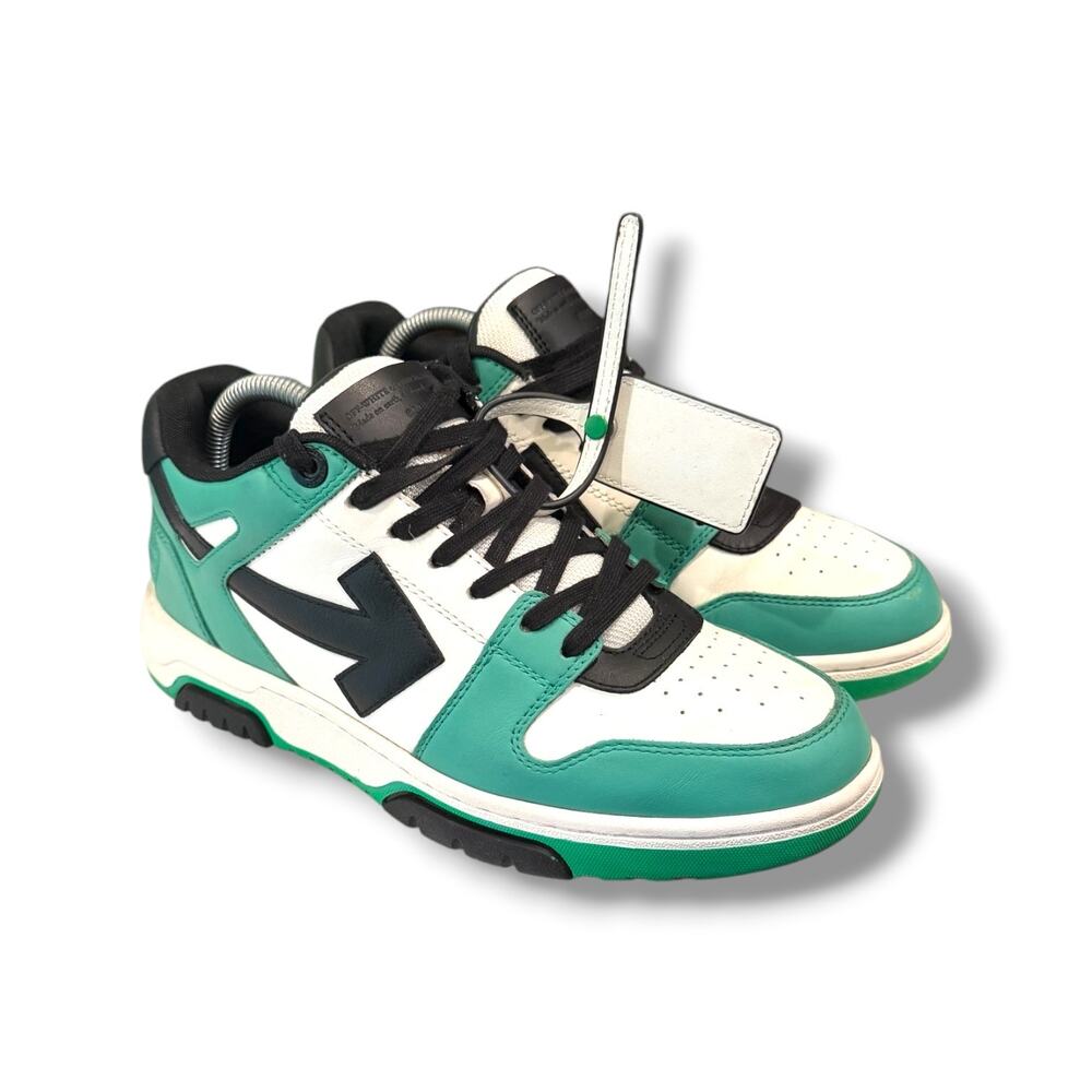 Off-White Out of Office Low 'Green Black' Sneaker | Size 41EU(8US) - Off-White